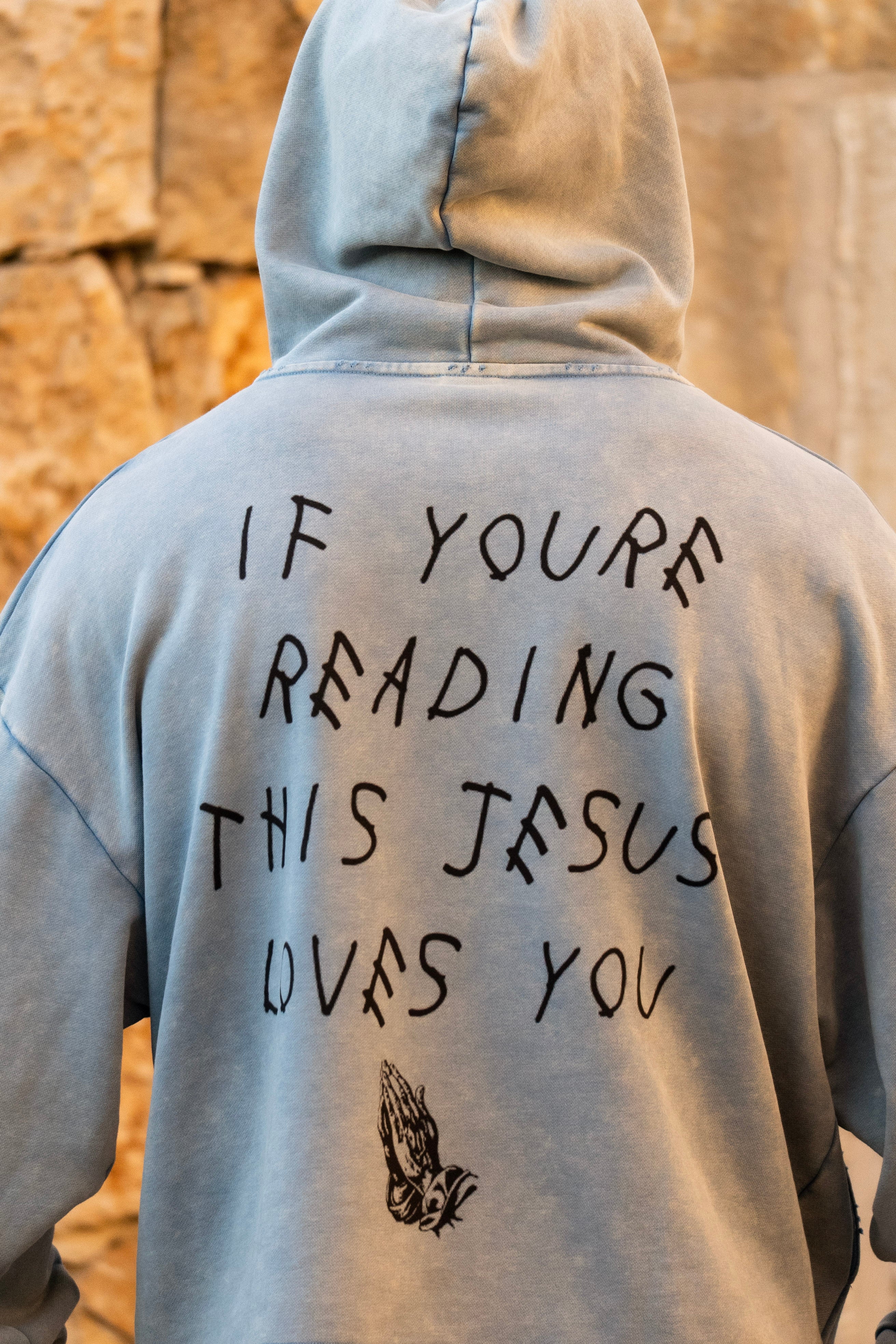 Jesus Loves You - Vintage Washed Hoodie